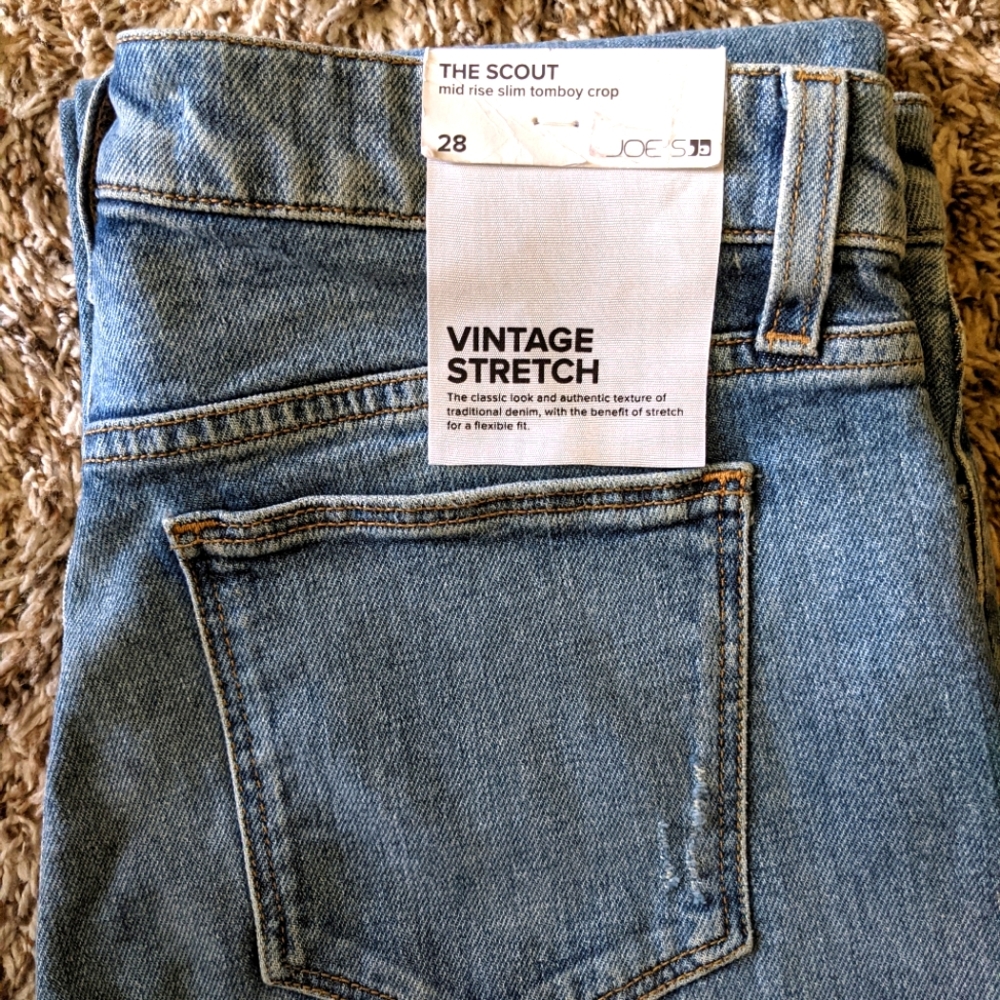 Joe's Jeans The Scout Slim Tomboy Crop Jeans 28